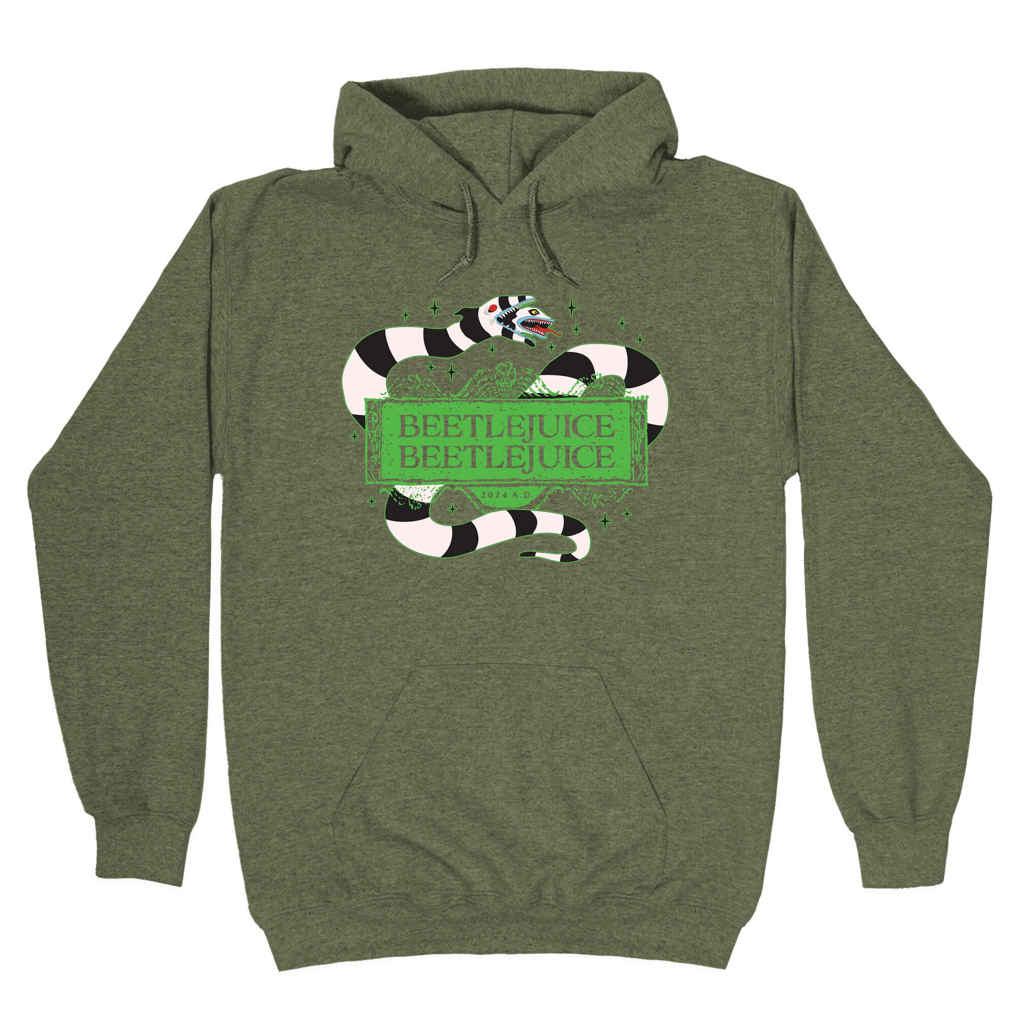 Beetlejuice Beetlejuice 2024 AD Hoodie